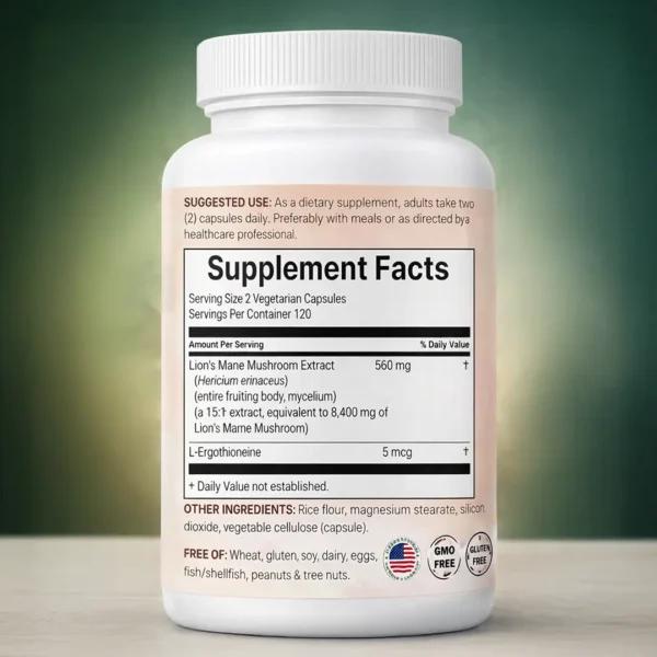 Mane06 Lion's Mane (120 cápsulas)